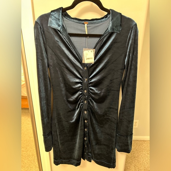 Free People Velvet Bodycon - Picture 3 of 8
